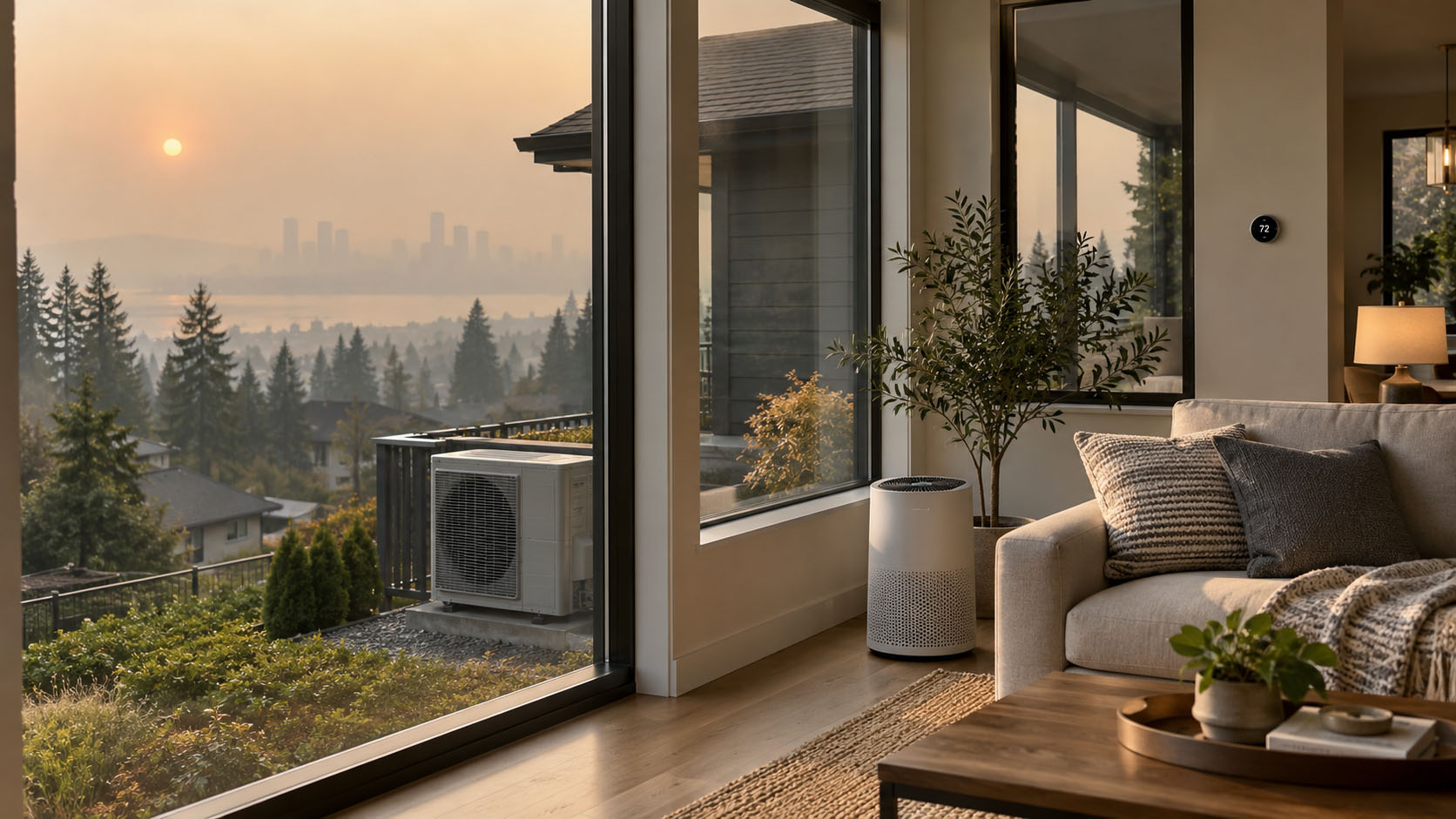 wild fire smoke on hvac systems